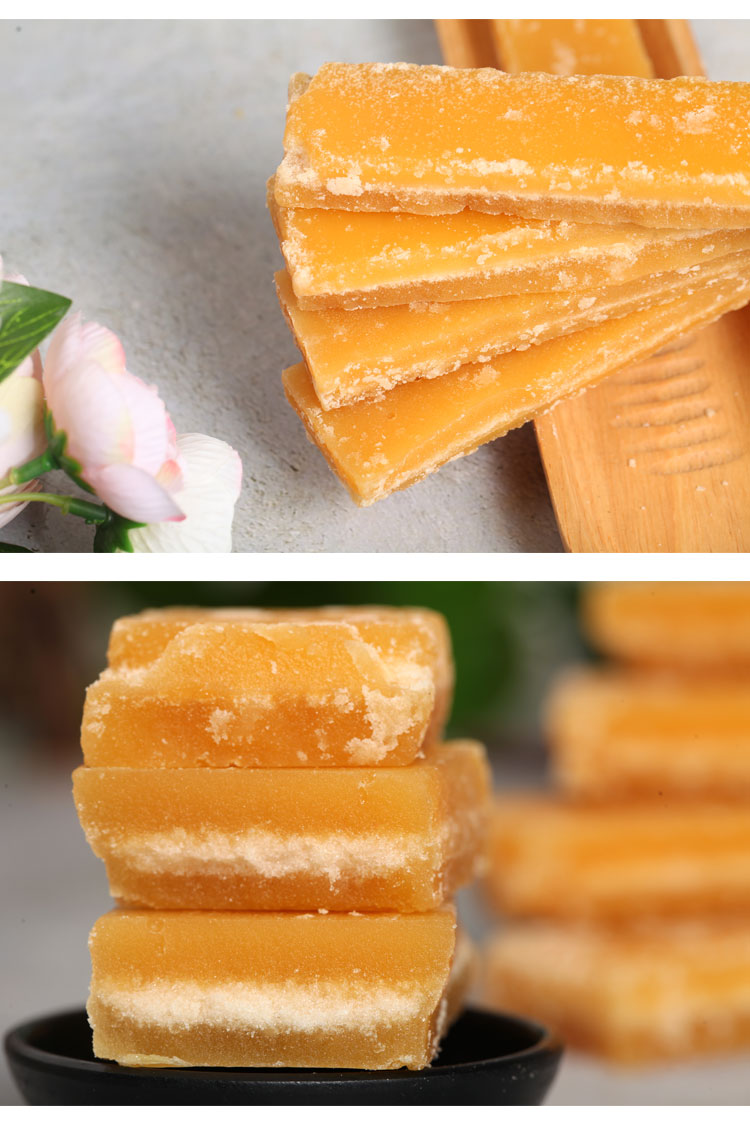 广西老字号蜜蜂牌广西冰片糖500g黄片糖甘蔗黄糖块酵素用糖食用糖做
