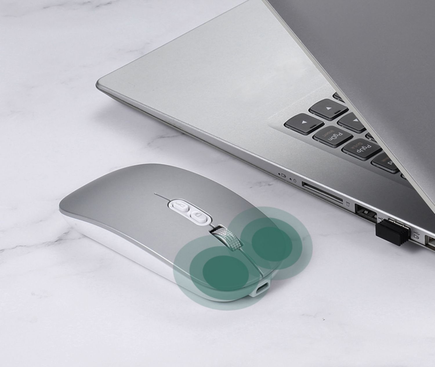 无线鼠标蓝牙双模滑鼠2代办公家用可充电式redmibook 16/14/13增强版