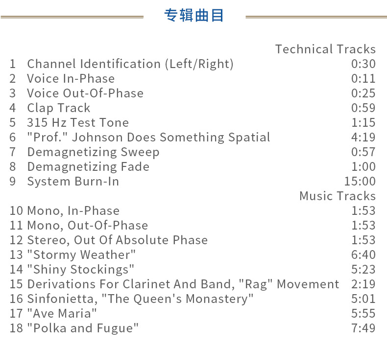 3，【中圖音像】燒金窩XLO: Ref Recordings Test & Burn-In Variou