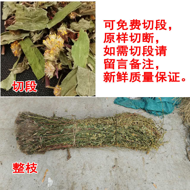 有仁堂中藥材一枝黃花一支黃花幹品百根草蛇頭王老虎尿500克草藥年貨