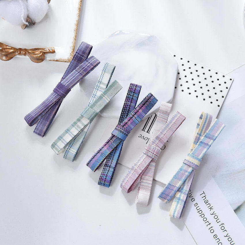 【提伯斯】brandy同款jk制服面料发夹边夹蝴蝶结顶夹ins网红超仙发饰