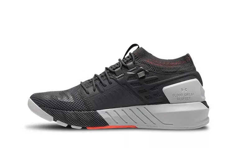 安德玛(underarmour)projectrock2牛头训练鞋健身运动鞋跑步鞋男 灰色