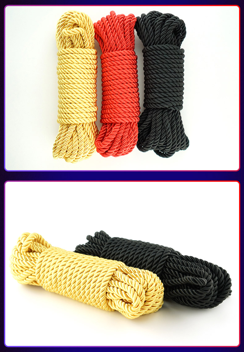 精趣 丝绳 捆绑绳子sm女性床上束缚工具激情捆绑带情趣道具 男性女用