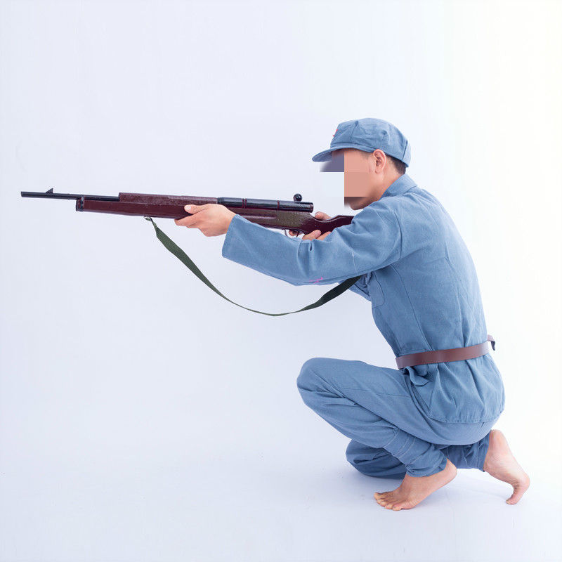 影视舞台话剧八路军道具枪三八大盖木制木红军枪 1.