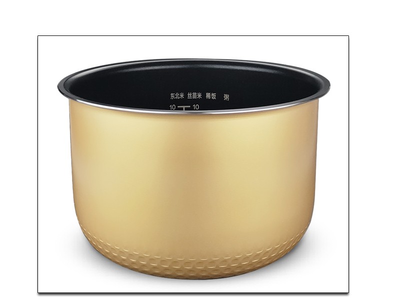 美的电饭煲内胆5l升 fs506/fz5011b/mb-fs508黄晶内胆不粘锅蜂窝