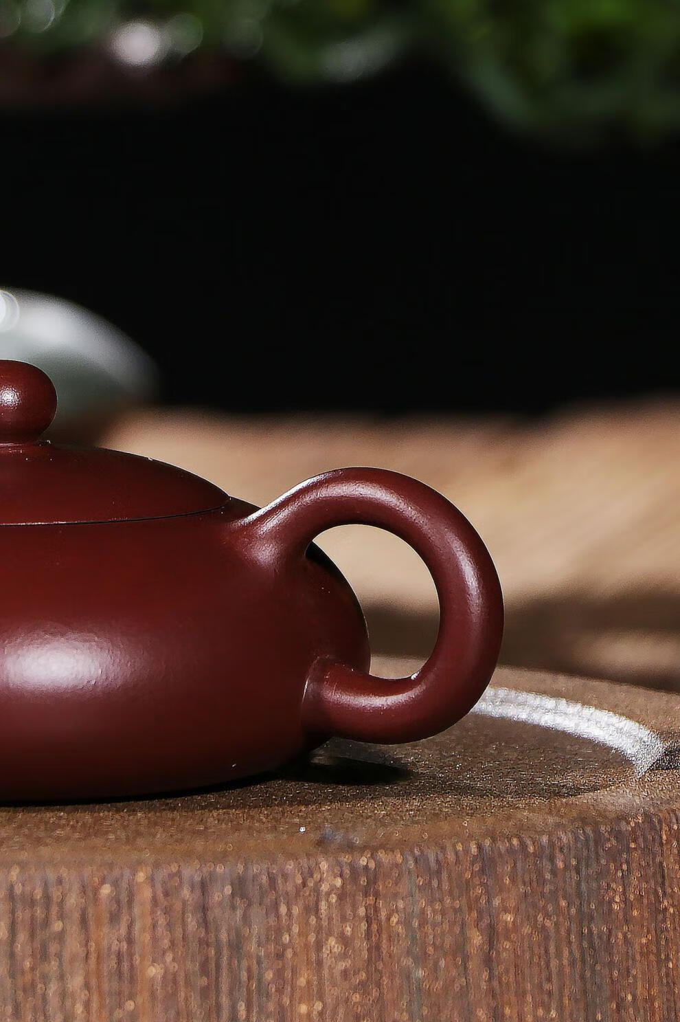 【官方旗舰】鑫祥势宸宜兴徐霞纯手工紫砂壶原矿紫朱泥玉扁壶源头茶具