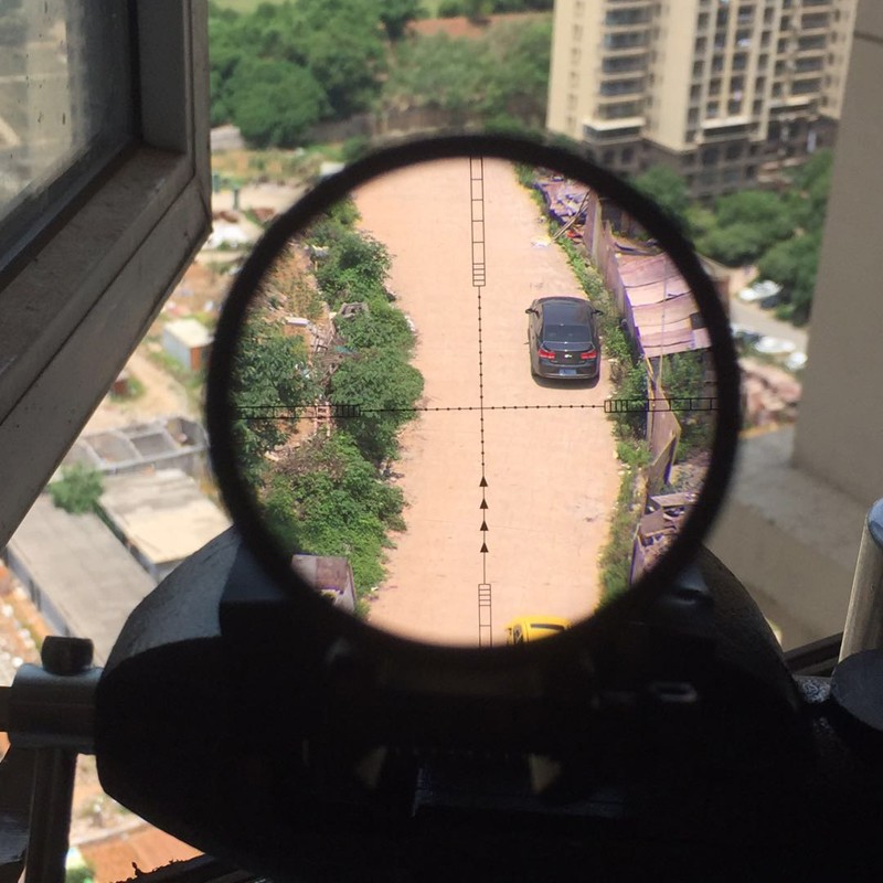 薄壁广角速瞄光学镜 视差小抗震强清晰度高 突击者1-5x24hr(一体夹 不