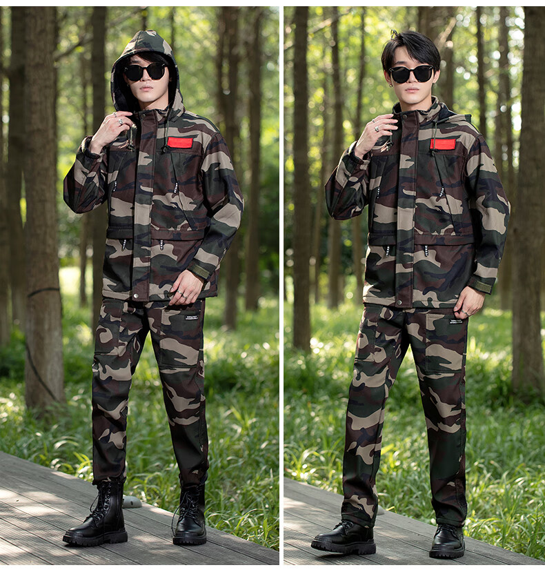 特战服装野战服男士工作服套装2022新耐磨保暖户外休闲训练服秋冬加绒