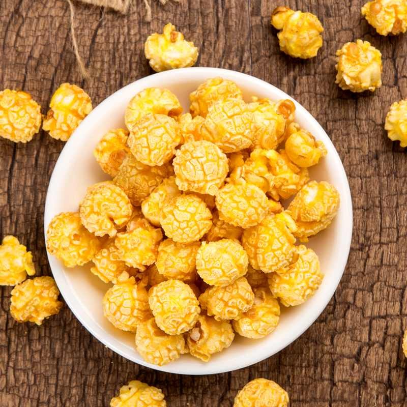 爆米花 奶油味美式爆米花五谷杂粮块办公室零食小吃 大米粒甜味【图片