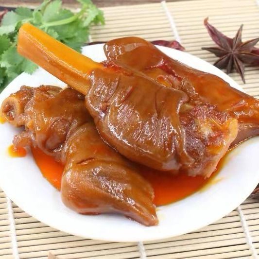 啃一腿香卤羊脚羊蹄子羊腿105g袋装即食零食休闲食品速食微辣香卤味x1