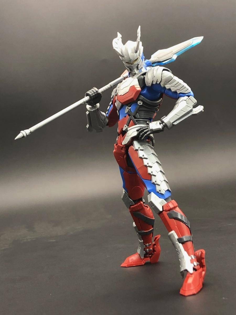 澜郜万代拼装模型1/12 figurerise 钢铁机动奥特曼frs赛罗装甲动作版