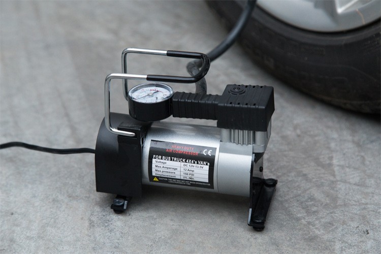 适用于 便携式高压打气筒车载充气泵轮胎汽车加气打气泵12v小轿车用多