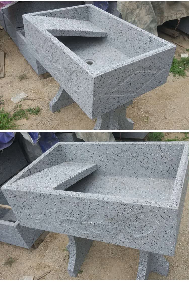 水泥洗衣池户外洗衣台盆带搓板一体式阳台家用组合仿大理石水磨石定制