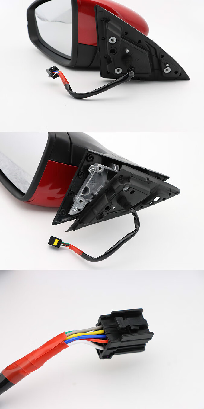 适用于名爵mg6倒车镜总成名爵6后视镜总成反光镜镜片外壳转向灯 8线主