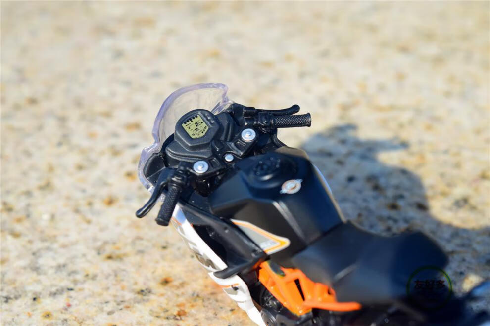 rc摩托模型118ktmrc390公路赛车仿真合金摩托车模型装饰摆件礼物收藏