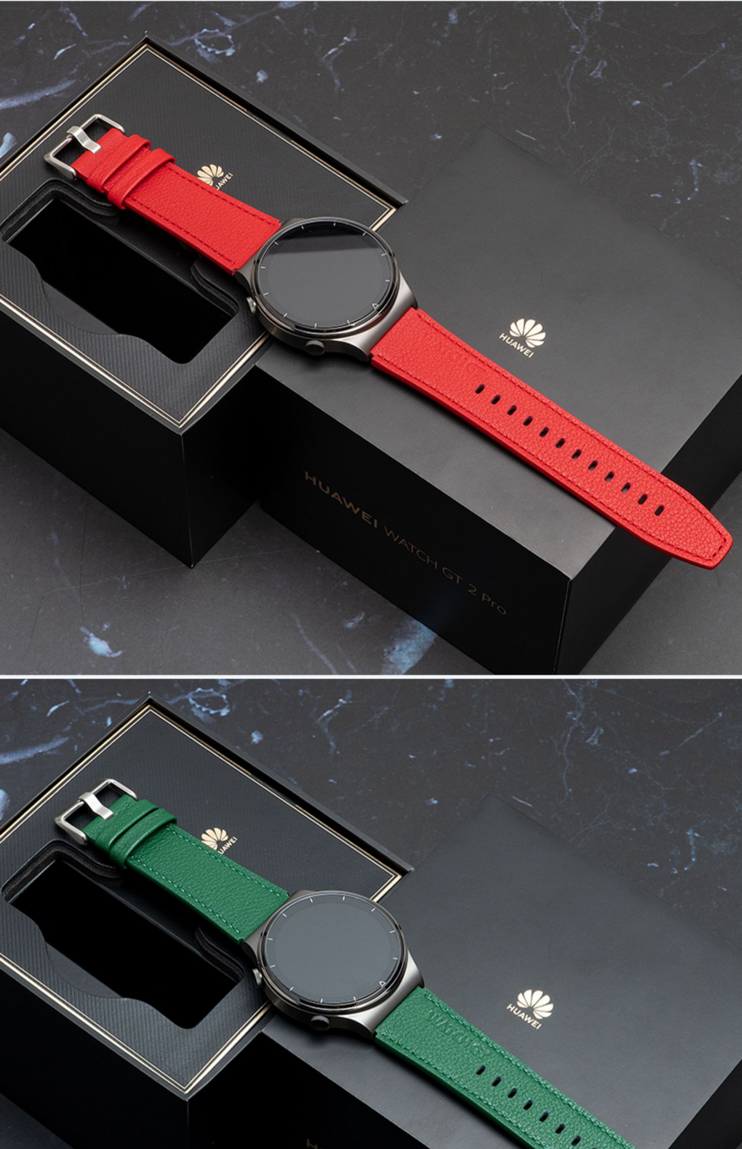 瑞芯适用于华为gt2表带pro真皮智能gt2e荣耀magic2手表带男士个性潮牌