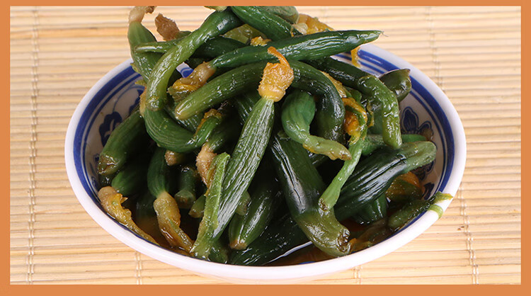 东北特产锦州小菜虾油小黄瓜咸菜虾油味小菜袋装150g6袋10袋