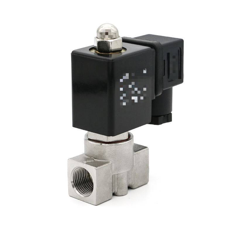 定制不锈钢电磁水阀电子排水微型控制气阀220v放水常闭2分dn8 dn08 2