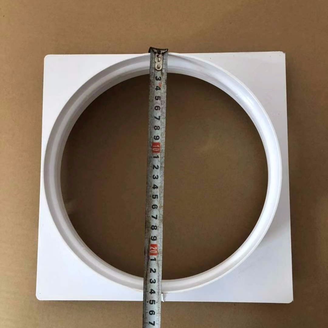 60君闵abs风口方变圆中央空调出风口天圆地方双层百叶新风风口出