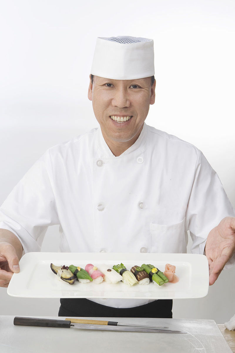 包开票ounegd新款厨师帽酒店西餐厅工作帽子日本料理帽网顶透气日式