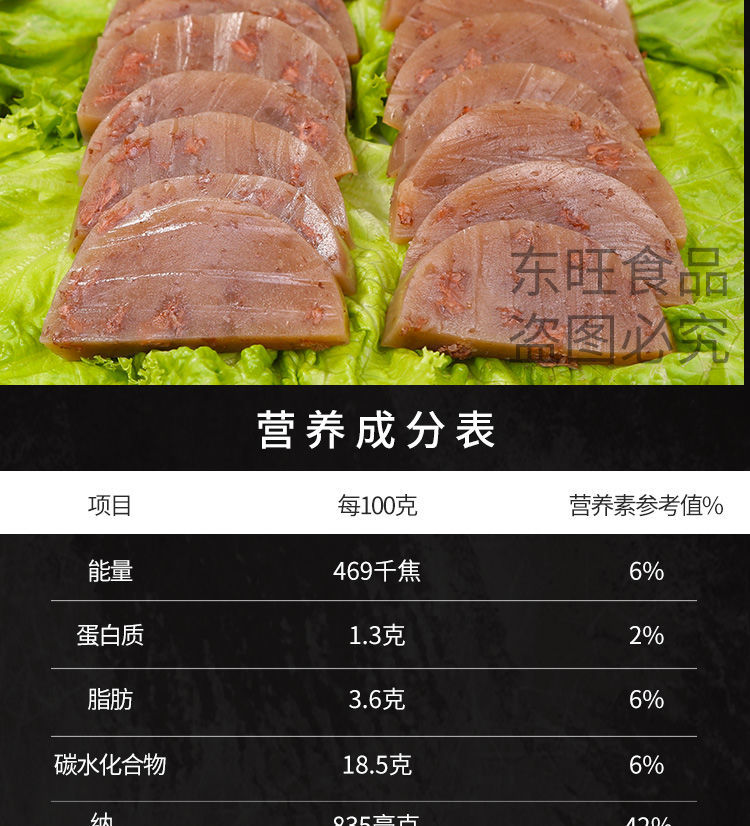 驴肉营养成分表100克图片