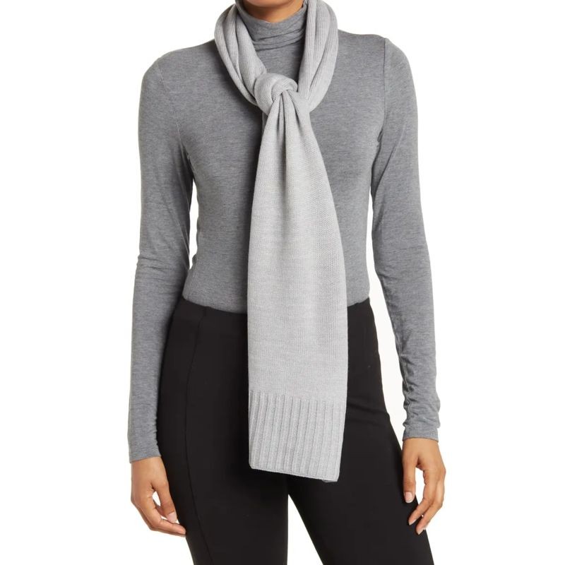 michaelmichaelkors女士围巾mk围巾围脖秋冬保暖罗纹麻花纹毛线cream