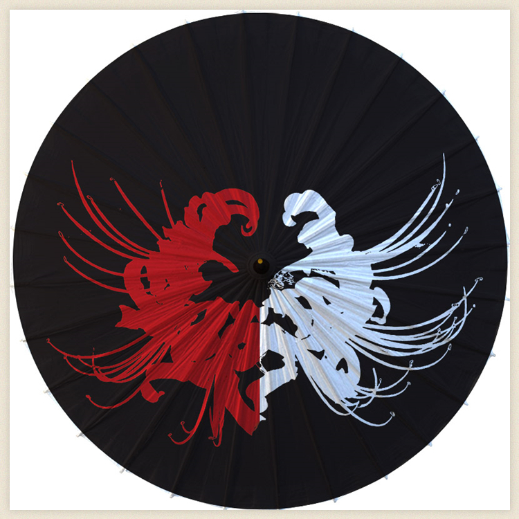 油纸伞女传统防雨防晒实用复古舞蹈演出古风江南桐油汉服伞 樱桃 0018