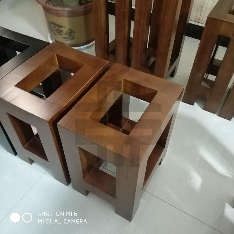 支架 橡木音箱脚架木质落地音响架小箱架子环绕支架可定做 高70cm面28