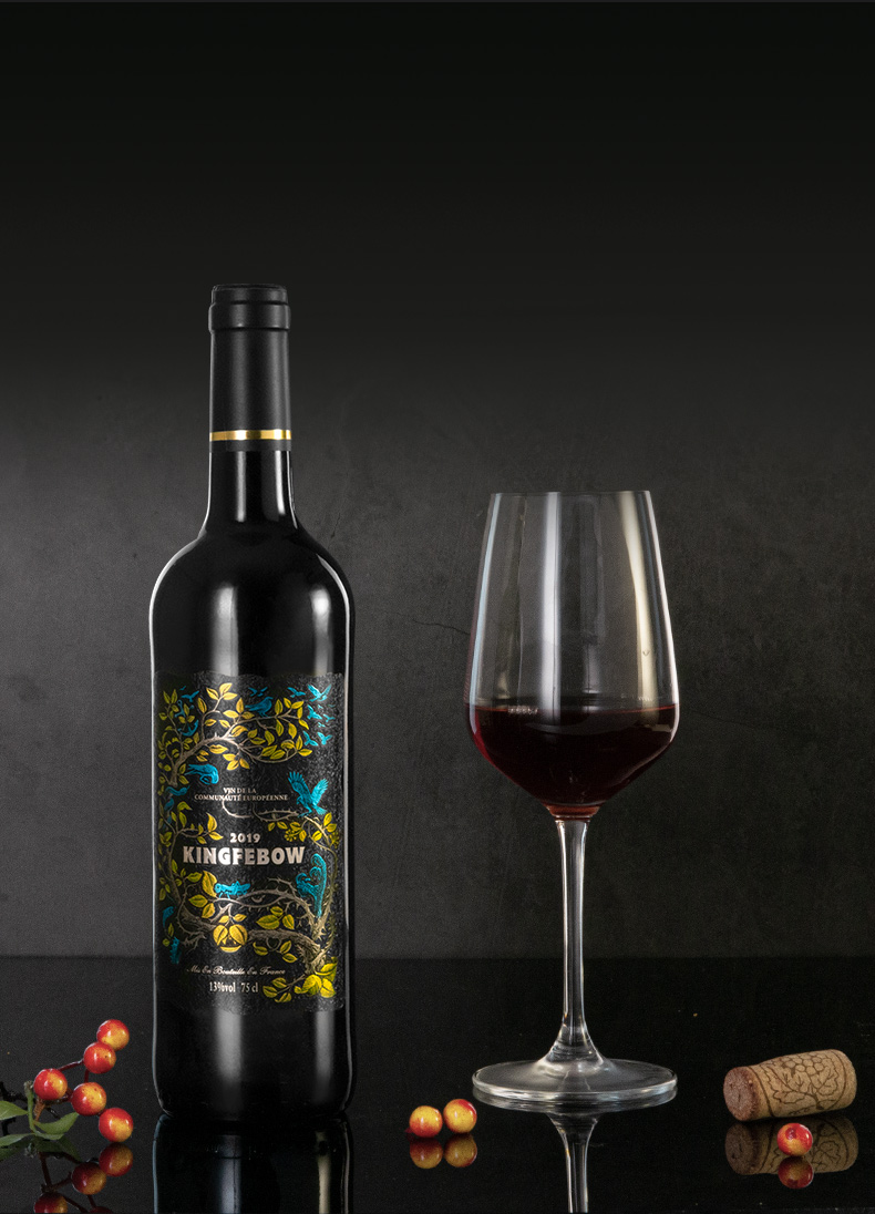 法国原瓶进口帝菲堡神树干红葡萄酒750ml单支