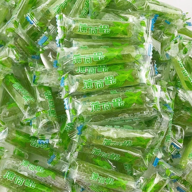 老式薄荷棍薄荷糖老师随身硬糖沁霖薄荷棍8090儿时怀旧零食糖果休闲