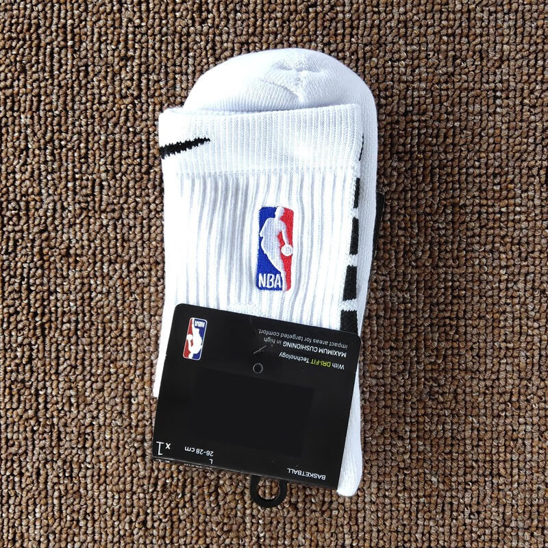 《nba高端精英篮球毛巾底中筒运动袜男高筒球队库里詹姆斯篮球袜子 19