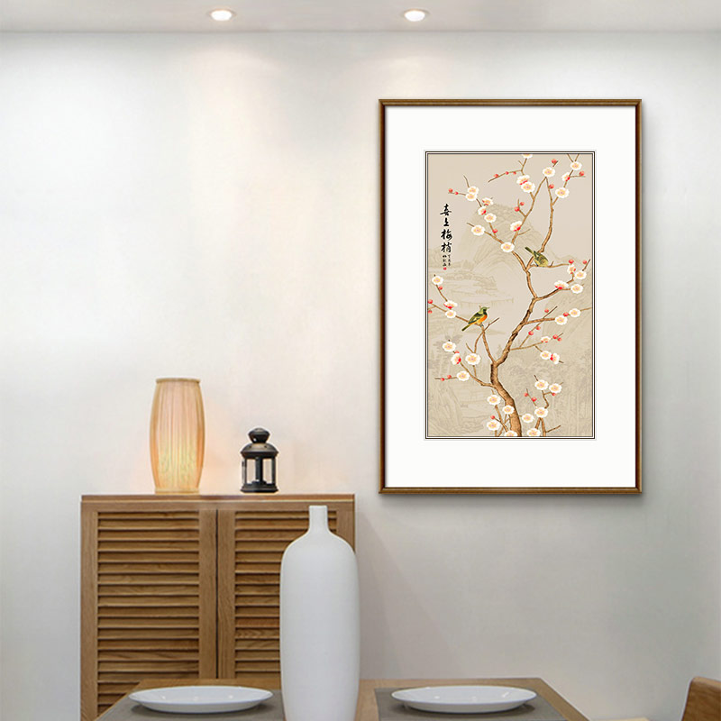 艺美吉舍 玄关装饰画简约现代新中式入户走廊过道壁画餐厅书房办公室