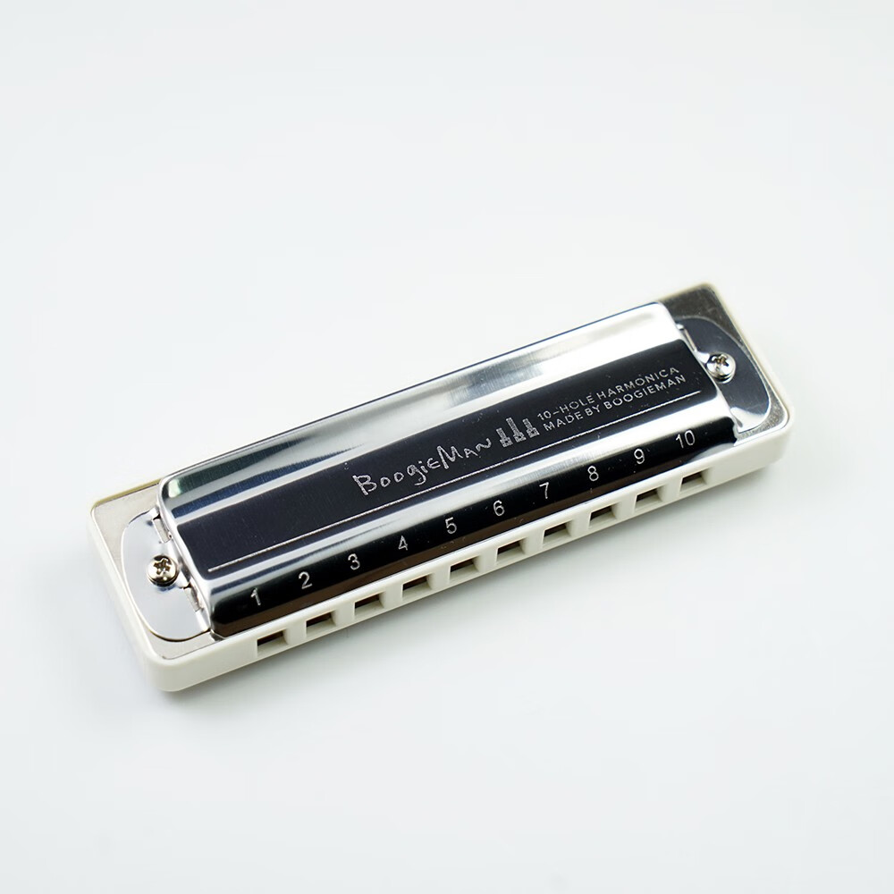 boogieman初学 十孔布鲁斯蓝调10孔口琴 bm boogie man 降a调(黑色琴
