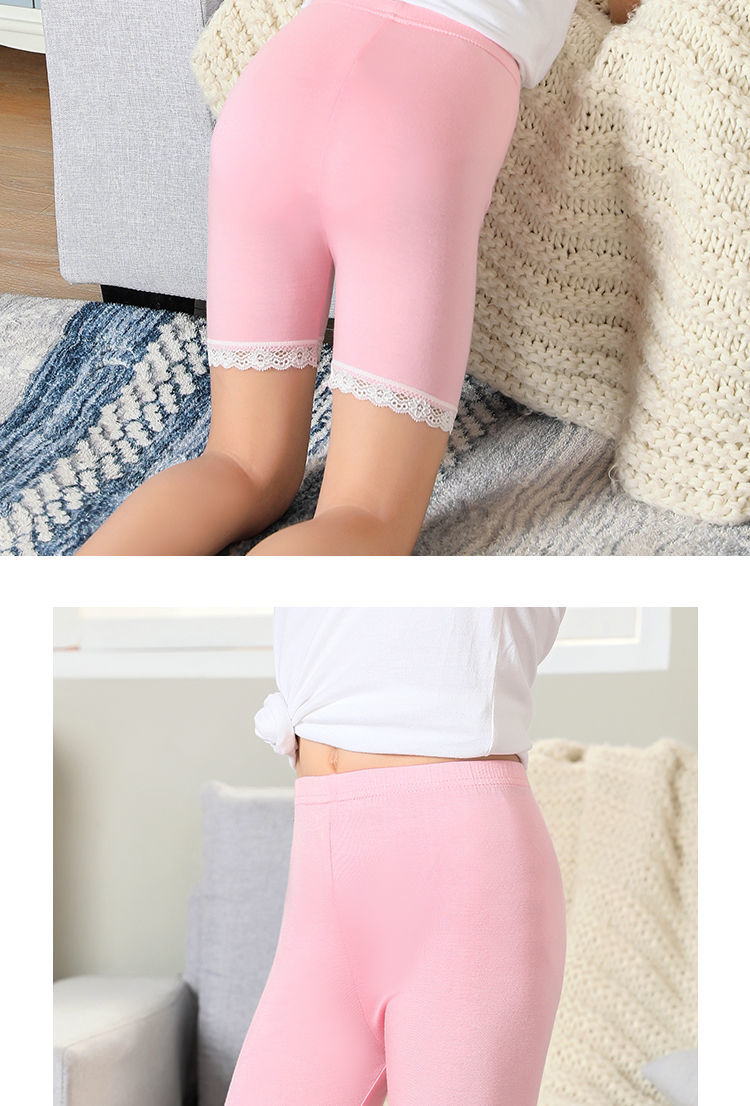 儿童安全裤312岁女童安全裤夏防走光打底裤女宝宝短裤女2022夏季薄款