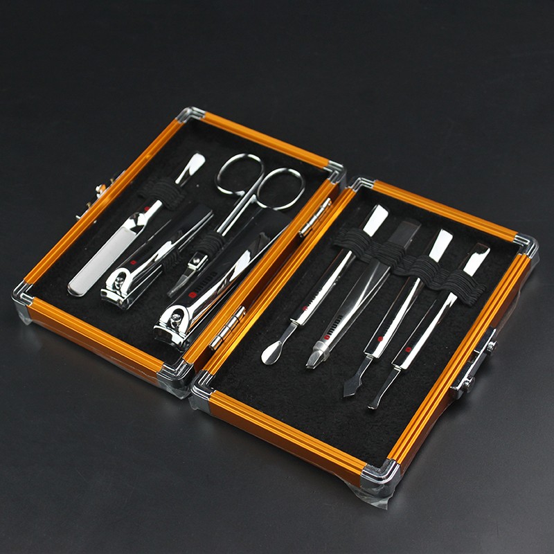 omuda欧美达美甲套装修甲指甲刀套装八件套美容工具33034指甲钳锉刀