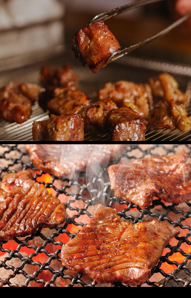 牛非牛澳洲和牛m9雪花牛肉烧烤片日式家庭烤肉食材新鲜肥牛片原切家用