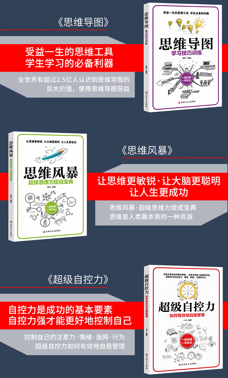 思维风暴超级思维力提成宝典加强逻辑推思维成功风暴大脑书籍理能力一看就懂一学就会让大脑更聪明让人生更成功的励志成功书籍 思维风暴详情图片4