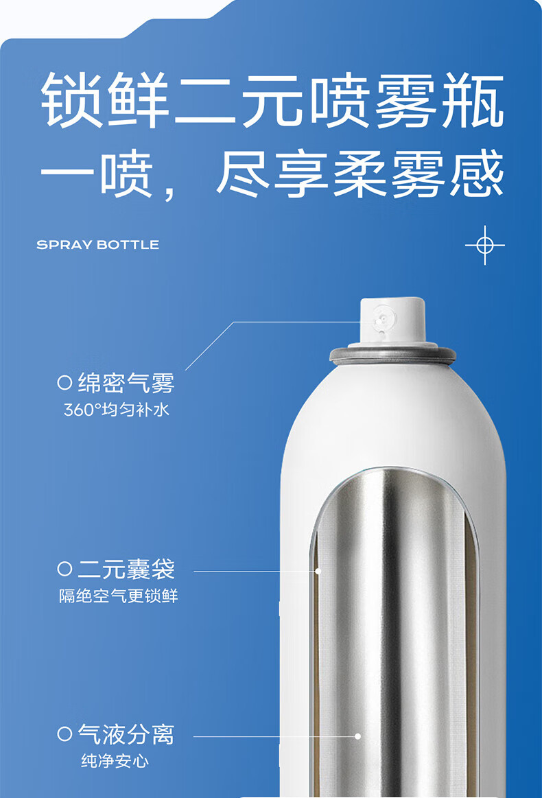 优理氏（UNES）玻尿酸原液补水喷雾男女补水保湿舒缓喷雾水干燥保湿水控油爽肤水 玻尿酸喷雾2瓶 【400ml】