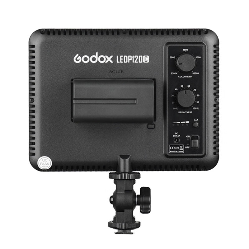 Godox LEDP120C LED Fill Light Adjustable Color Temperature Camera Light Live Streaming Video Fill Light Photography LED Panel Soft Light 11
