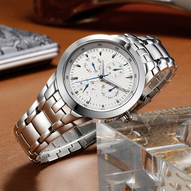 圣琴手表配件适用于卡西欧edifice金属3745ef-312d efr-300实心不锈钢