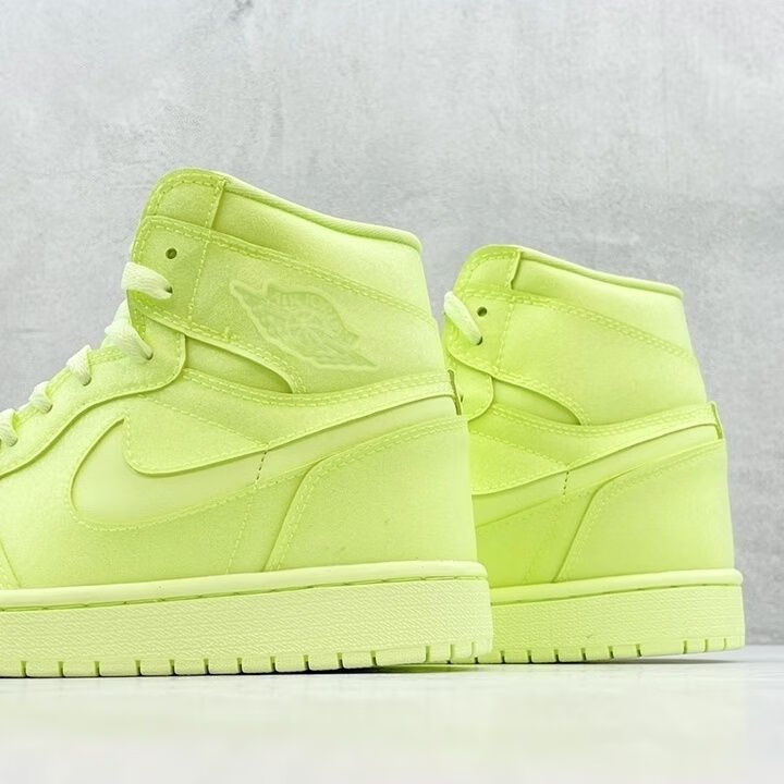 【官方旗舰】aj1 反光荧光绿 柠檬绿 满天星 高帮 篮球鞋 40.