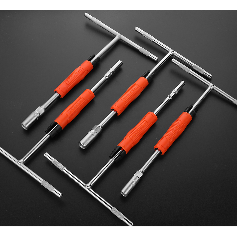 t型套筒扳手外六角扳手单个6-19mm 丁字杆汽车摩托车维修工具 6mm(买