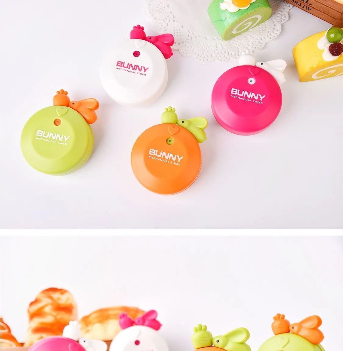 可爱卡通儿童计时器学生时间管理机械钟定时器厨房创意烘焙提醒器