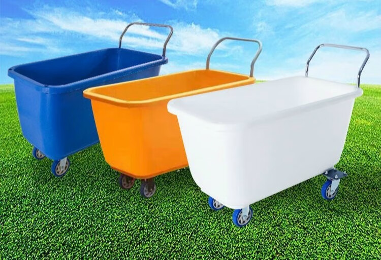 猪场饲料手推车运输车养猪喂料车运料车猪饲料转运车推料车养殖场