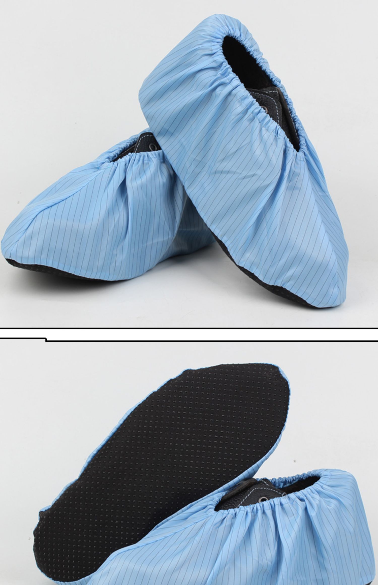 布鞋套加厚防滑底鞋套可反复洗实验室医院车间家用10双装鞋套白色5双