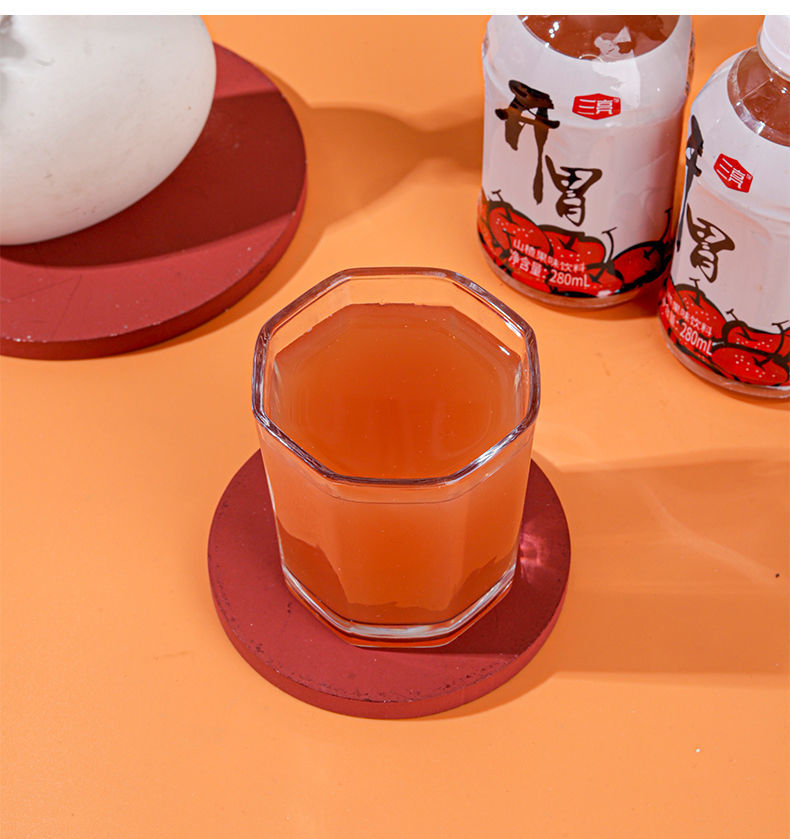 山楂汁果味饮料小瓶280ml酸甜山楂浓缩汁整箱批山楂树野山楂 开胃280