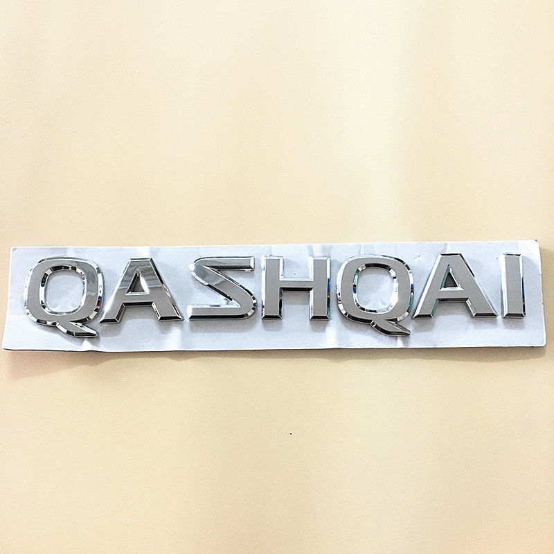 适用于适用于日产逍客车标 qashqai英文字母车标东风日产逍客尼桑后备