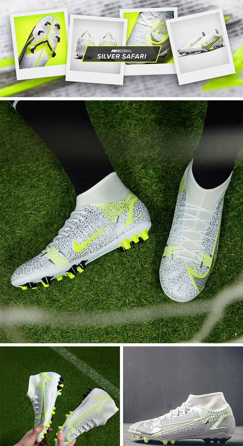 nike耐克刺客14欧洲杯ag中端短钉人草高帮训练比赛足球鞋男cv