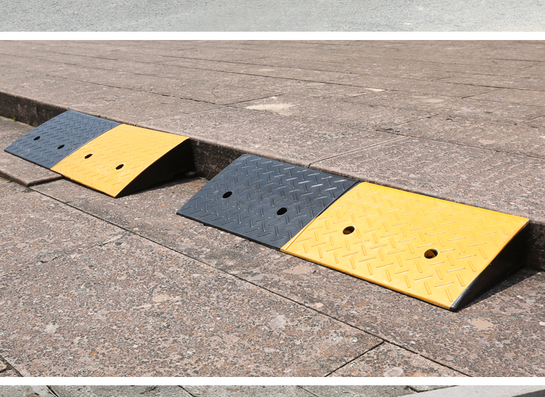 无障碍坡道 门槛垫橡胶路沿坡道马路牙子三角垫汽车爬上坡台阶垫斜坡