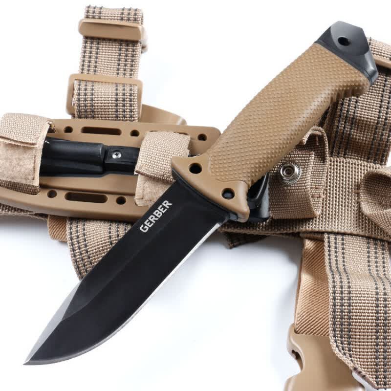 定制戈博户外刀贝尔求生刀多功能直刀小刀荒野求生军刀高硬度军工刀